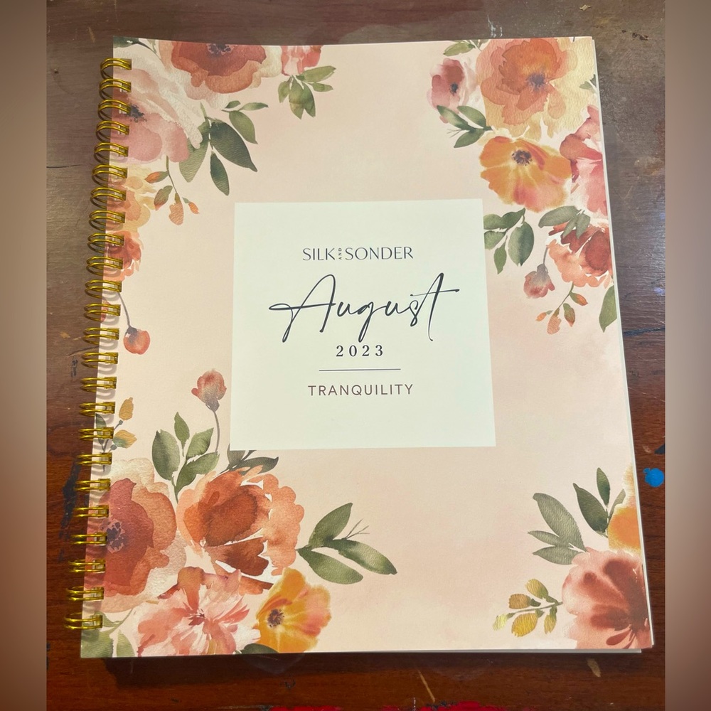 Silk & Sonder Bullet Journal - August 2023 - New - Never Used - No Writing